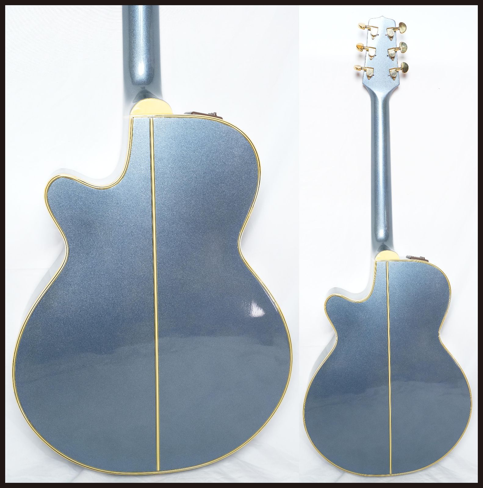 ☆TAKAMINE PT-108 ブルーメタリック 80年代 日本製 エレアコ ハード
