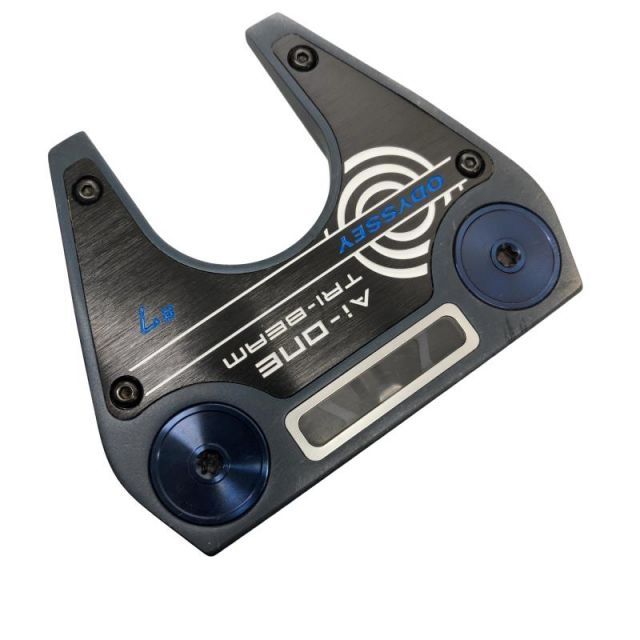 【中古】 オデッセイ Ai-DUAL TRI-BEAM #7 CH 34インチ パター PT STROKE LAB 90 スチール (フレックスその他) メンズ 男性用 右利き 右用 Cランク ゴルフクラブ