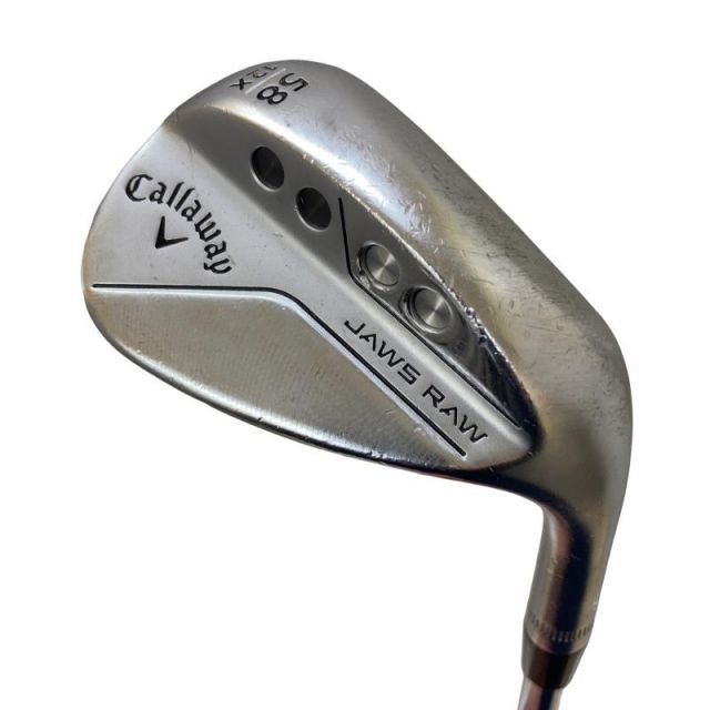 【中古】 キャロウェイ JAWS RAW クロムメッキ 58°/12°X ウェッジ WG NS PRO 950GH neo (フレックスS) メンズ 男性用 右利き 右用 Cランク ゴルフクラブ