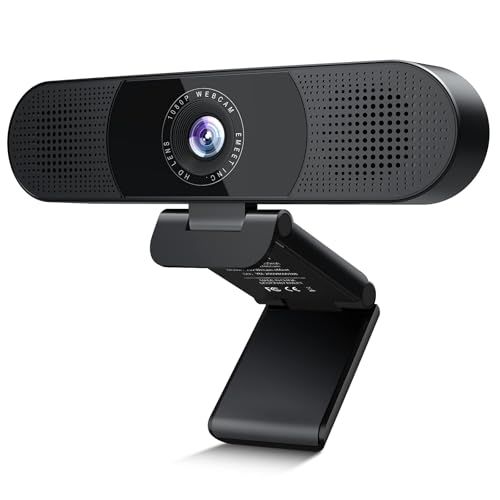 WEBカメラ EMEET C980pro ウェブカメラ 1台3役 1080P HD 四つ360°集音AIマイク 二つスピーカー内蔵 パソコンカメラ USB接続簡単 SkypeカメラWEB会議用 ビデオ通話 生放送 目隠しカバー付き YOUTU f705c528
