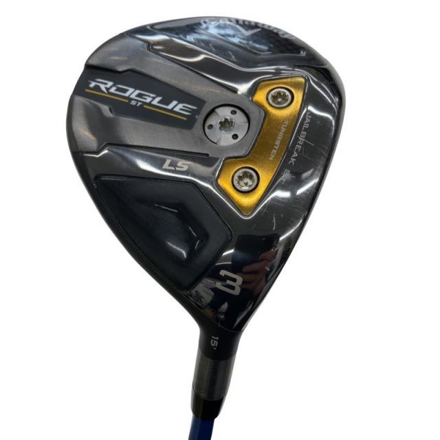 【中古】 キャロウェイ ROGUE ST LS 3W フェアウェイウッド FW 純正特注シャフト (フレックスS) メンズ 男性用 右利き 右用 Cランク ゴルフクラブ