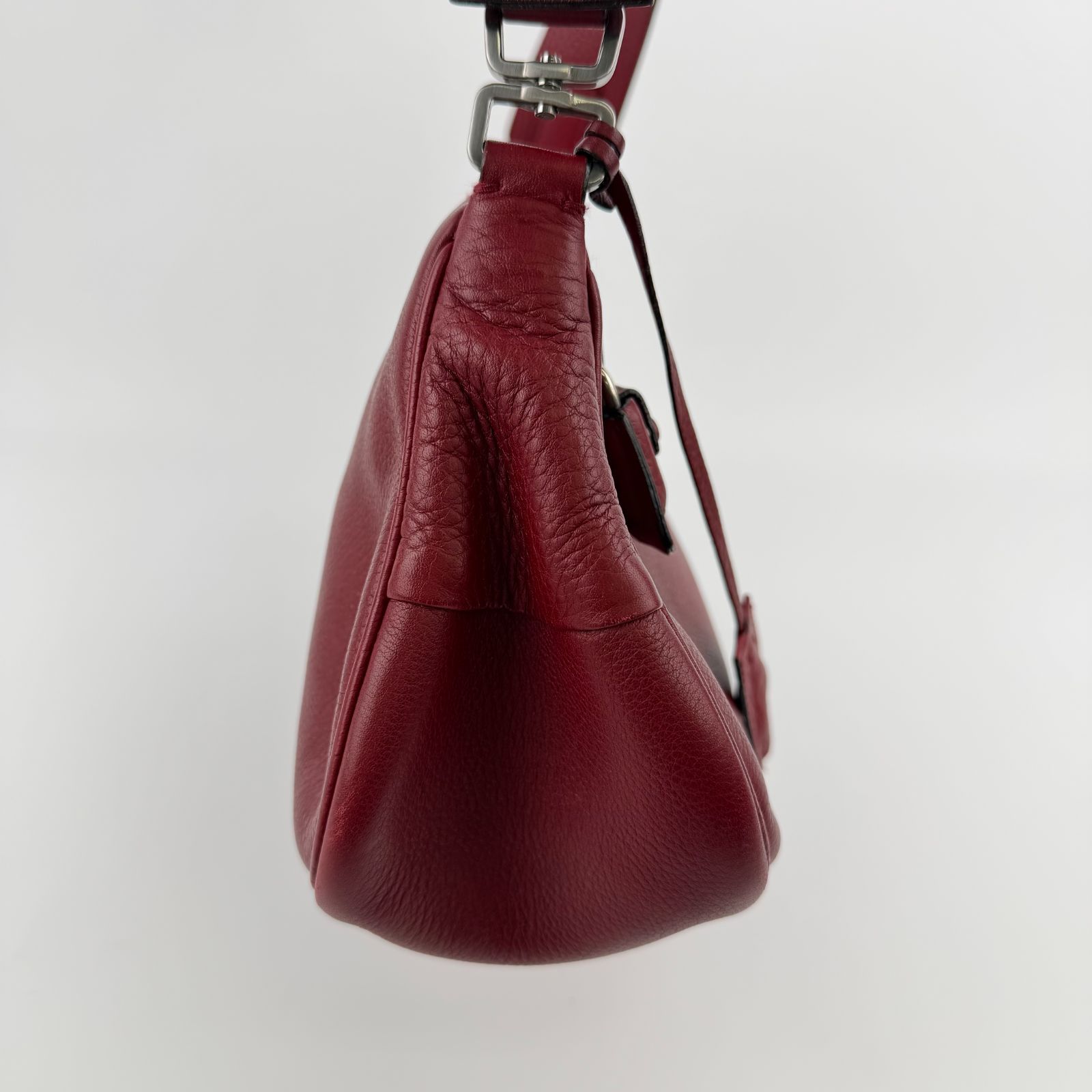 中古】PRADA プラダ ショルダーバッグ レッド レザー ヴィンテージ 