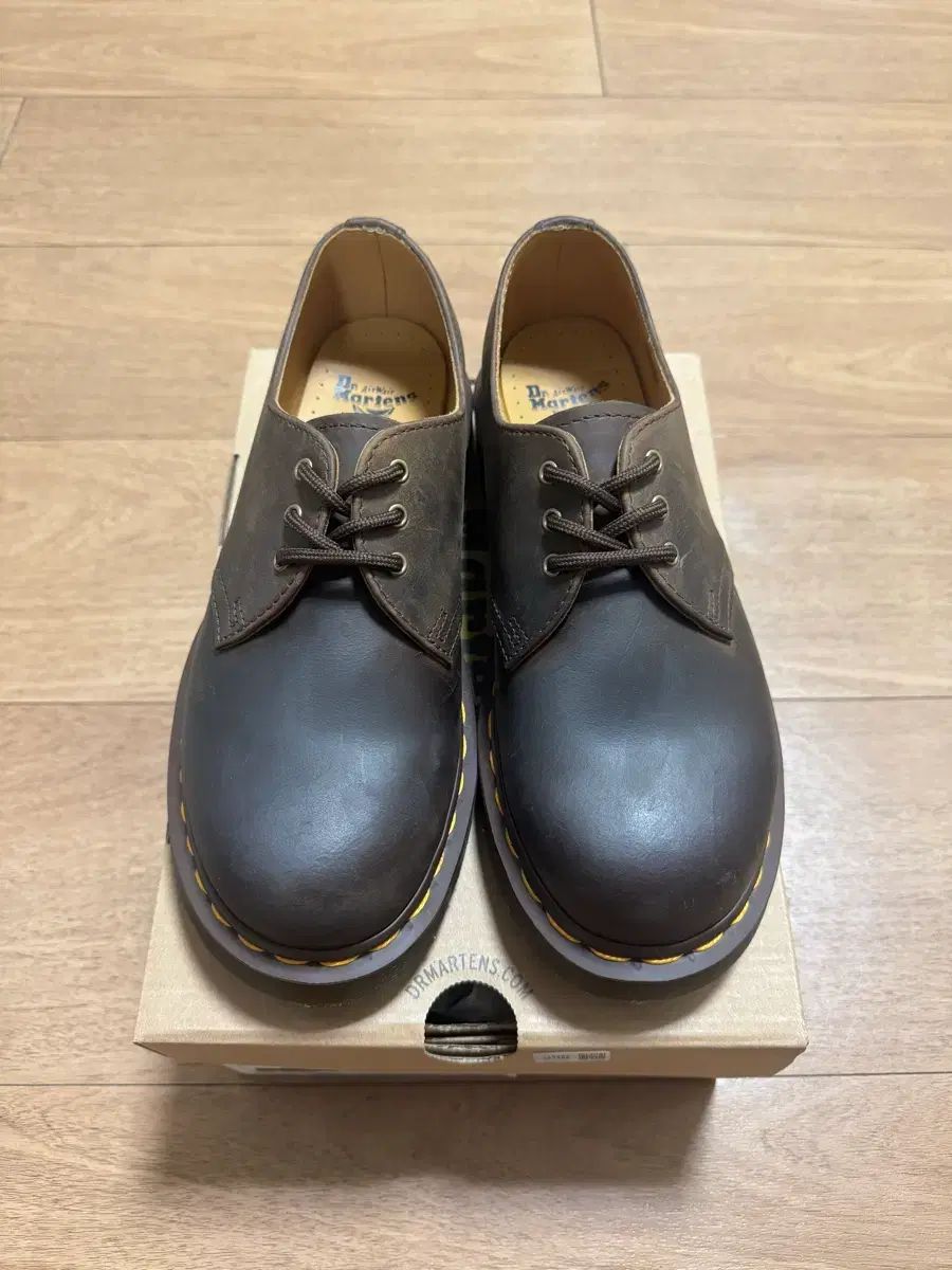 240 DR. MARTENS ドクターマーチン 1461 クレイジー Hot Sauce Crazy Ver. ブラウン uk5 クレイジーホール