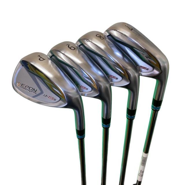 【中古】 エポンゴルフ株式会社 EPON AF-706S 6S アイアンセット IR リシャフト (フレックスその他) メンズ 男性用 右利き 右用 Eランク ゴルフクラブ