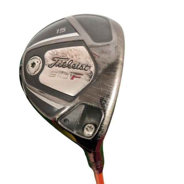 【中古】 タイトリスト 910 F 15° フェアウェイウッド FW 純正特注シャフト (フレックスS) メンズ 男性用 右利き 右用 Cランク ゴルフクラブ