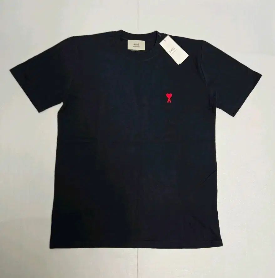 アミ スモール ハート 半袖 Tシャツ ネイビー XL 新品