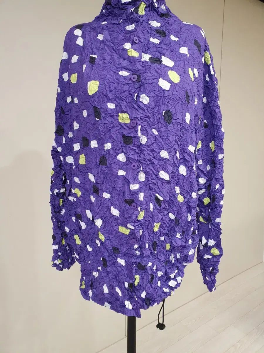 シャーリング PURPLE パープル ドット ジャケット