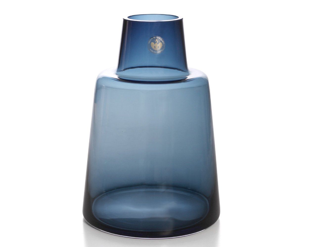 ホルムガード(Holmegaard) フローラ ベース 24cm ショート ブルー Flora [並行輸入品]