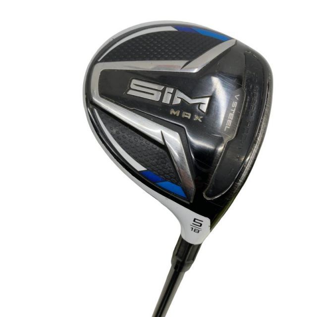 【中古】 テーラーメイド SIM MAX 5W フェアウェイウッド FW TENSEI BLUE TM50(FW) (フレックスS) メンズ 男性用 右利き 右用 Cランク ゴルフクラブ