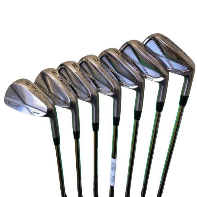 【中古】 ブリヂストン TOURSTAGE X-BLADE limited 8S アイアンセット IR Dynamic Gold TOUR ISSUE (フレックスS) メンズ 男性用 右利き 右用 Eランク ゴルフクラブ