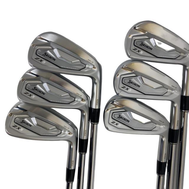【中古】 ダンロップ SRIXON ZX5 Mk II 6S アイアンセット IR 純正特注シャフト (フレックスR) メンズ 男性用 右利き 右用 Bランク ゴルフクラブ