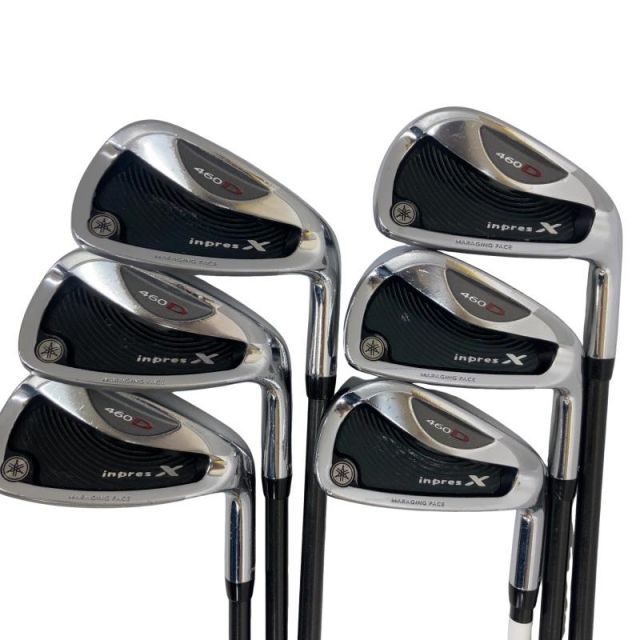 【中古】 ヤマハ inpres X 460D 6S アイアンセット IR DX-507i (フレックスR) メンズ 男性用 右利き 右用 Dランク ゴルフクラブ