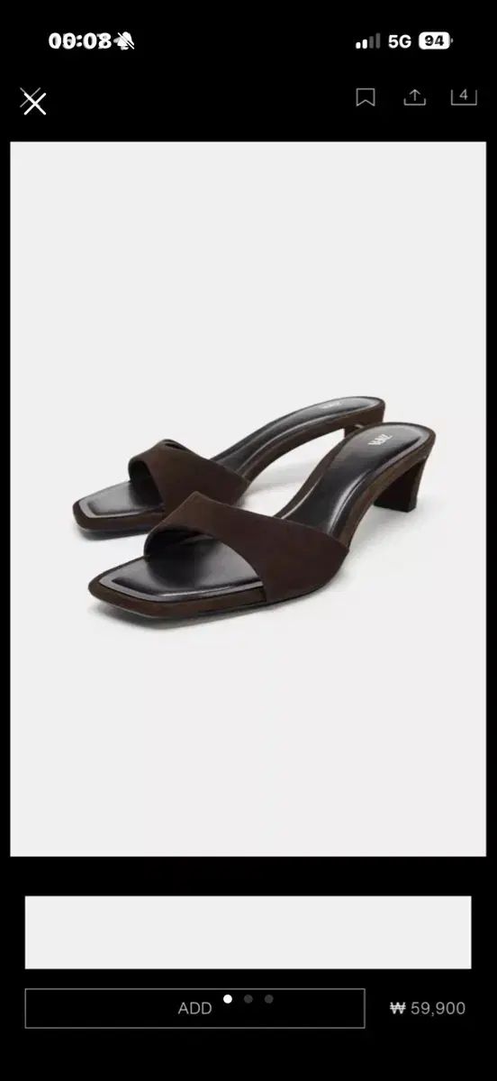 ZARA ザラ ヒールサンダル 245 新品