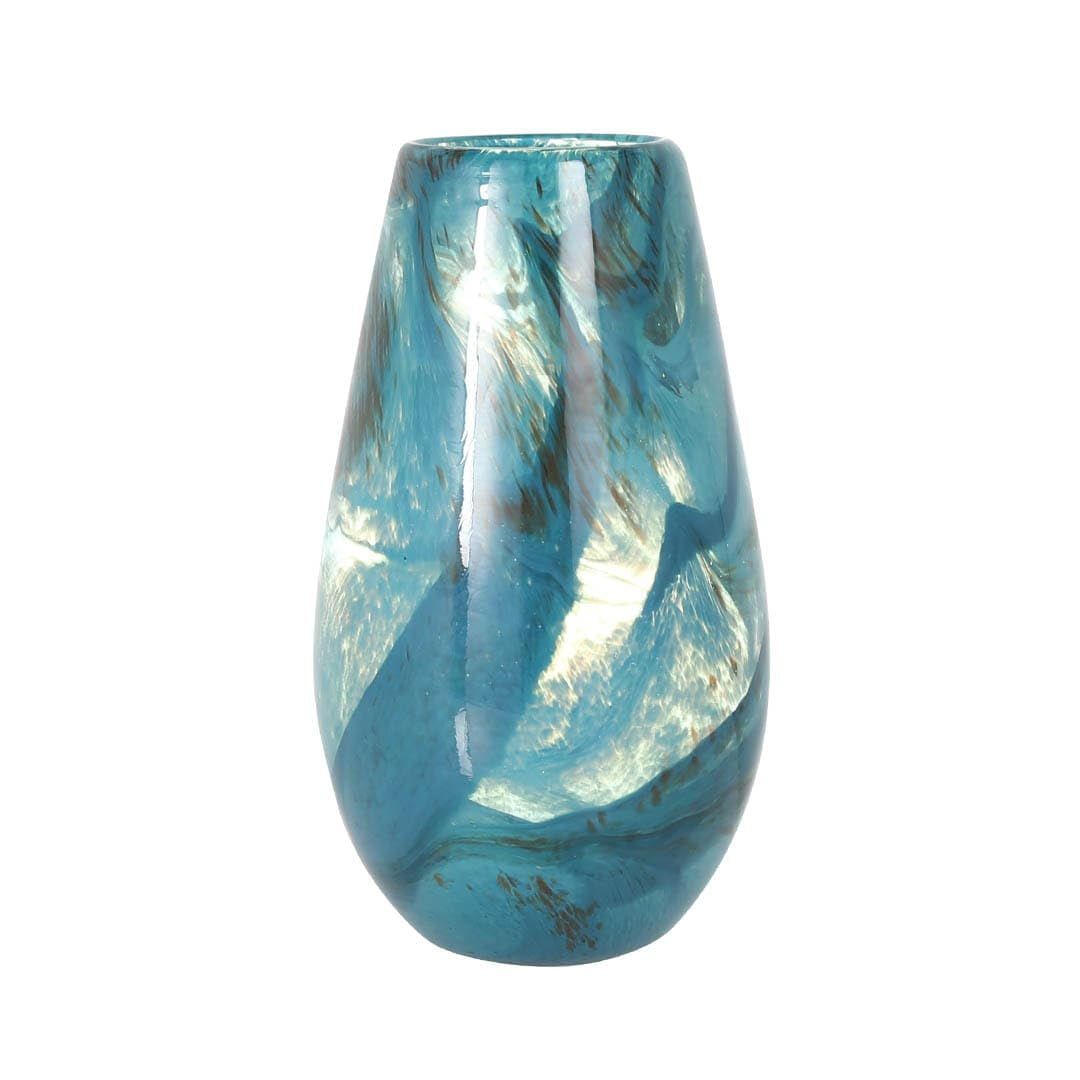 ダルトン(Dulton) 花瓶 フラワーベース 270 BLUE 高さ270mm φ180mm RN-0771CL/BL GLASS VASE 270 CIELO BLUE