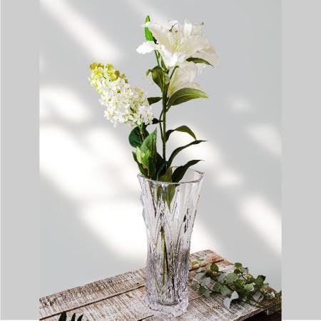 Vaseed F050 割れない 花瓶 ポリカーボネート フラワーベース 高さ30ｃｍ