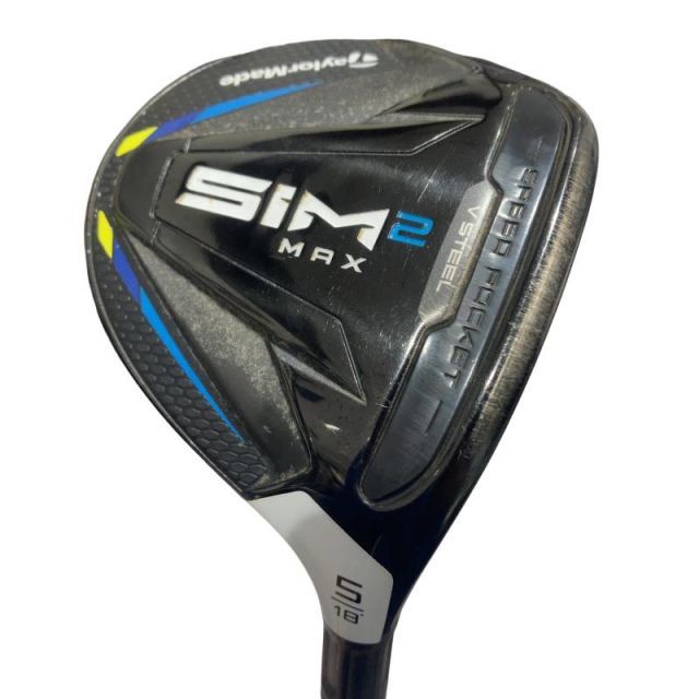 【中古】 テーラーメイド SIM2 MAX 5W フェアウェイウッド FW リシャフト (フレックスその他) メンズ 男性用 右利き 右用 Cランク ゴルフクラブ