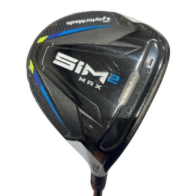 【中古】 テーラーメイド SIM2 MAX 3W フェアウェイウッド FW 純正特注シャフト (フレックスS) メンズ 男性用 右利き 右用 Cランク ゴルフクラブ