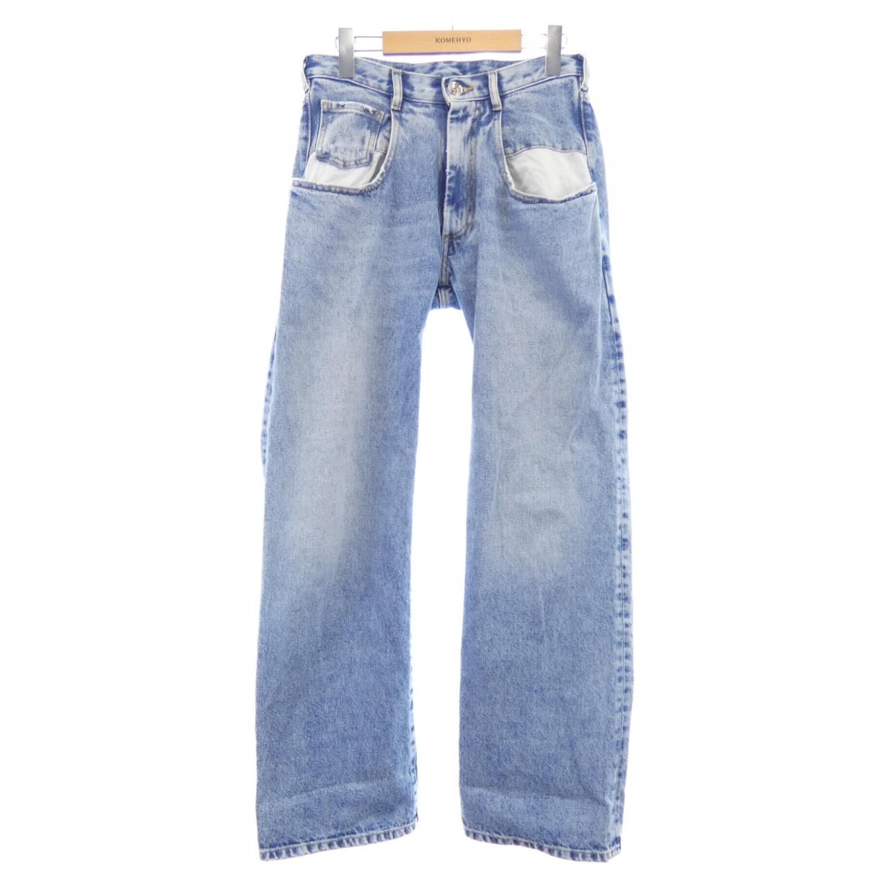 メゾンマルジェラ Maison Margiela ストレートジーンズ コントラストポケット S51LA0052 ジーンズ