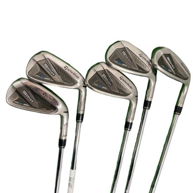 【中古】 テーラーメイド SIM2 MAX 5S アイアンセット IR KBS MAX MT85 JP (フレックスS) メンズ 男性用 右利き 右用 Cランク ゴルフクラブ