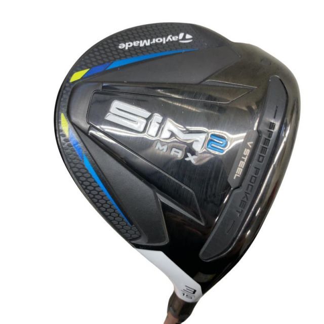 【中古】 テーラーメイド SIM2 MAX 3W フェアウェイウッド FW TENSEI BLUE TM50(SIM2 FW) (フレックスR) メンズ 男性用 右利き 右用 Bランク ゴルフクラブ