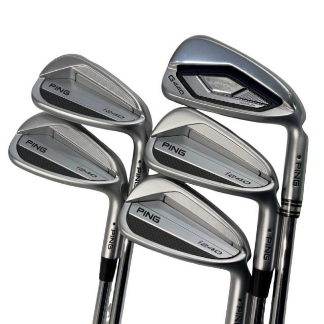 【中古】 ピン i240 5S アイアンセット IR 純正特注シャフト (フレックスR) メンズ 男性用 右利き 右用 Cランク ゴルフクラブ