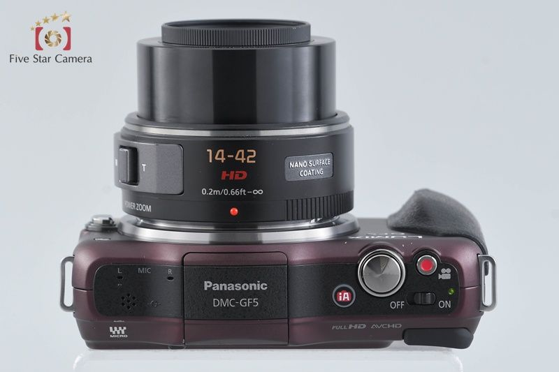 中古】Panasonic パナソニック LUMIX DMC-GF5 14-42mm 電動ズーム