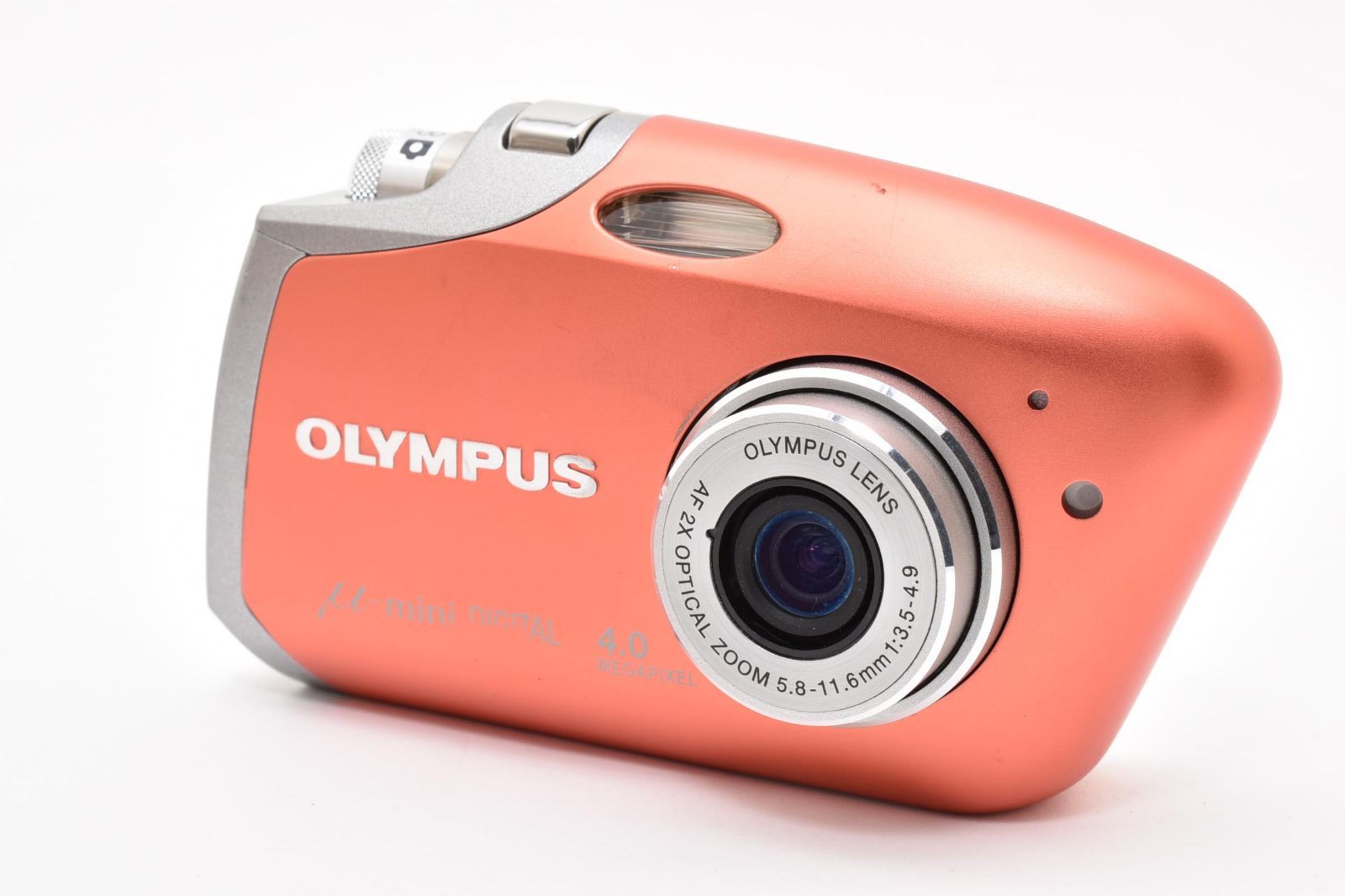 返品保証】良品｜OLYMPUS オリンパス μ-mini オレンジ コンパクト 