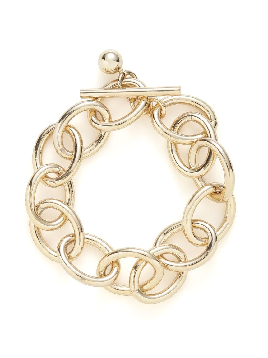 [エミ] オーバルデザインチェーンブレスレット 13WGA261326 レディース GLD Free Size