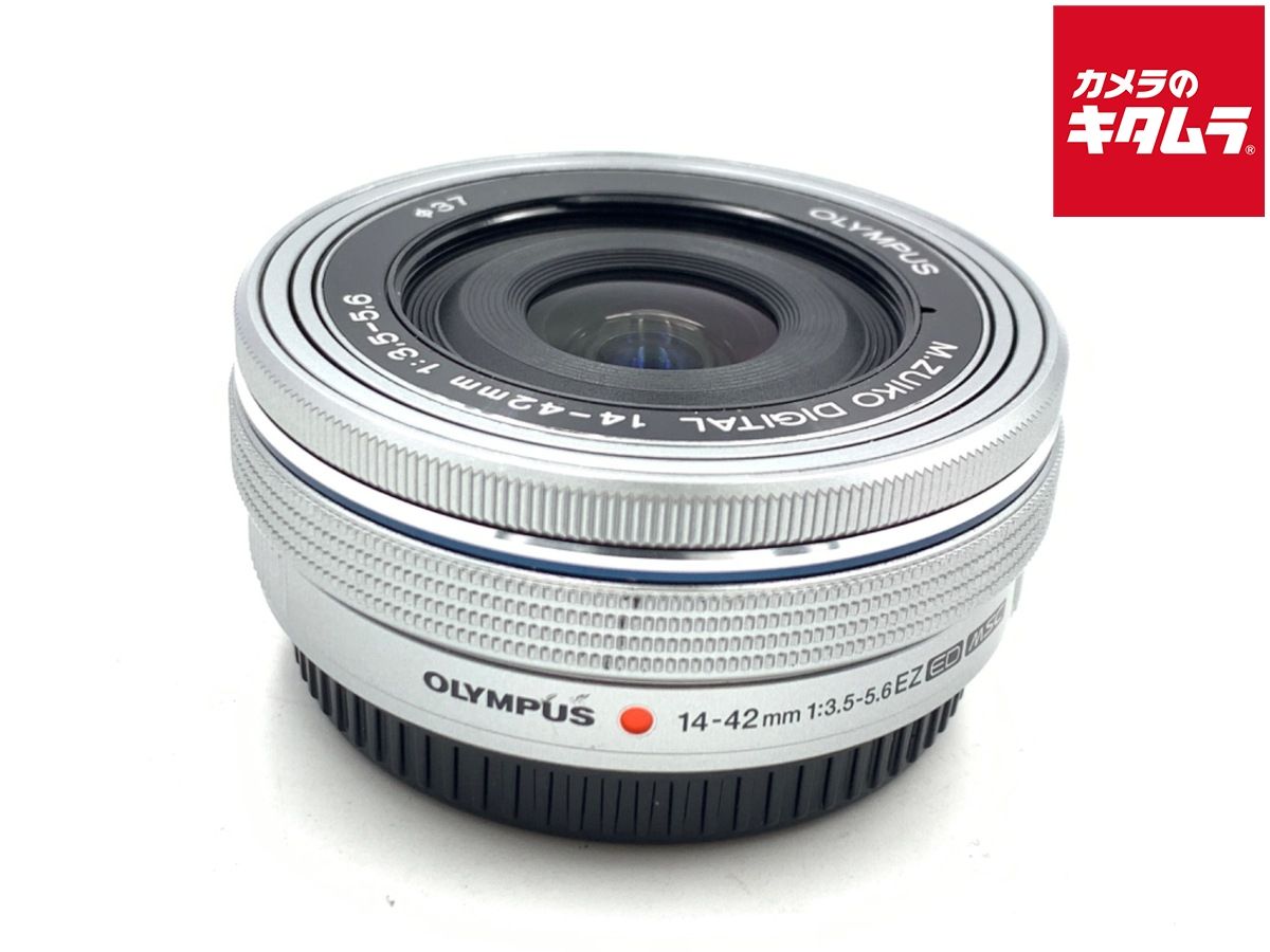 【中古】 【並品】 オリンパス M.ZUIKO DIGITAL ED 14-42mm F3.5-5.6 EZ シルバー
