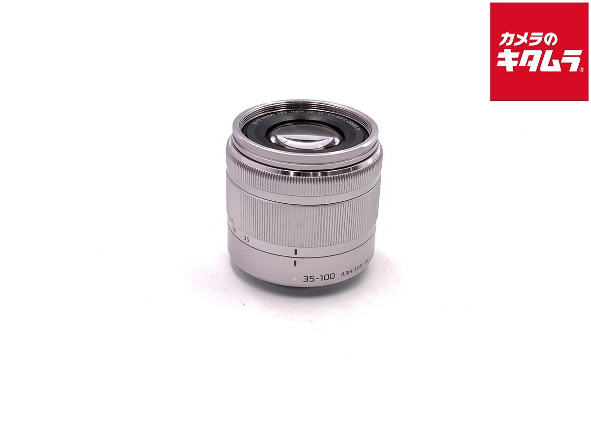 【中古】 【良品】 パナソニック LUMIX G VARIO 35-100mm F4.0-5.6 ASPH. MEGA O.I.S. [H-FS35100] シルバー