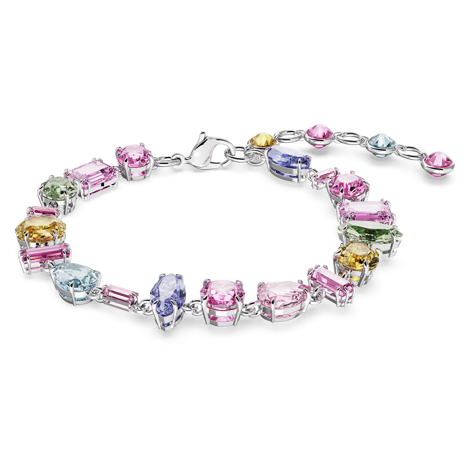 スワロフスキー Gema Crystal ブレスレット コレクション, [APPROXIMATE] 6.5 - 8.07 inches x 0.39 inches, クリスタル, クリスタル