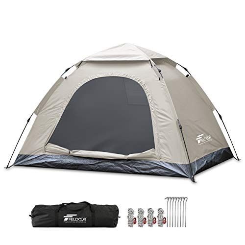 ☆新品☆FIELDOOR ワンタッチテント 150 簡単設営 耐水 遮熱 UVカット ソロ 2人用 軽量 コンパクト 耐水圧 1,500mm以上 e7cf75d7