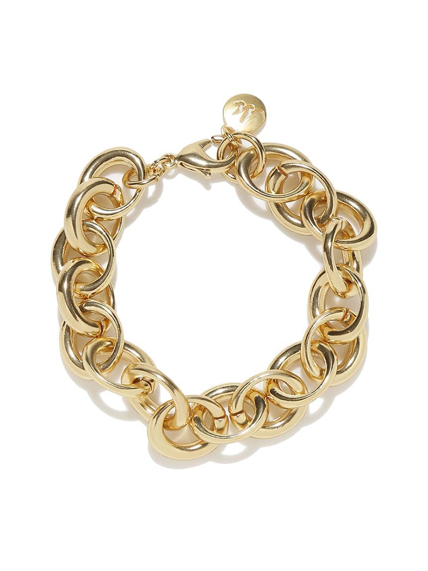 [ミラオーウェン] ボリュームラウンドチェーンブレス 09WGA254572 レディース GLD Free Size