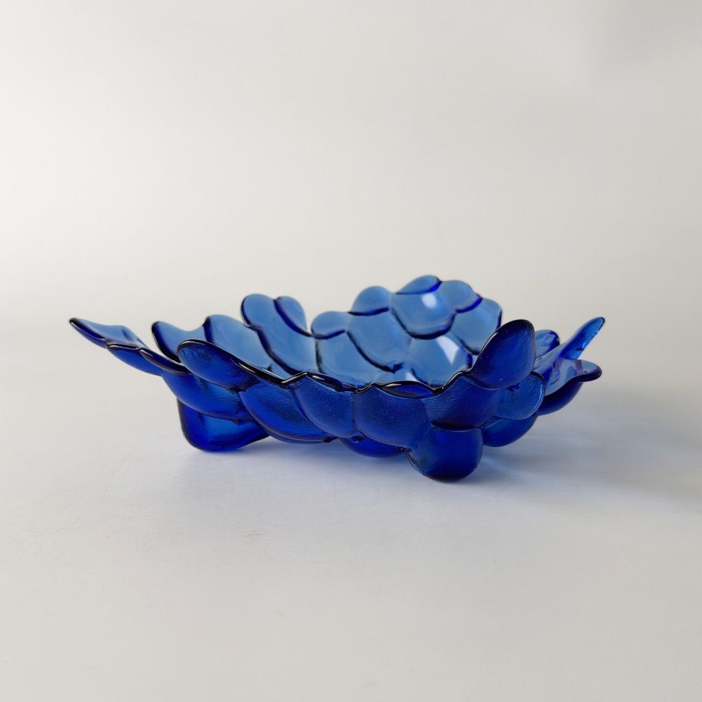 イタリア ムラーノガラス ボウル 英国 ヴィンテージ ヴェネチアンガラス 雑貨 ぶどう 工芸品 プレート 器 食器 小物入れ 97200