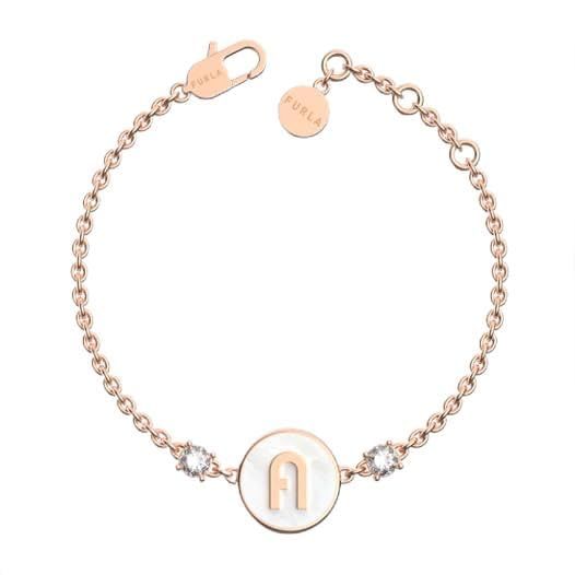 [FURLA ACCESSORY] レディース アクセサリー フルラアクセ FURLA STONES フルラ ストーンズ FJ4004BTU ブレスレット ピンクゴールド ステンレススチール [並行輸入品]