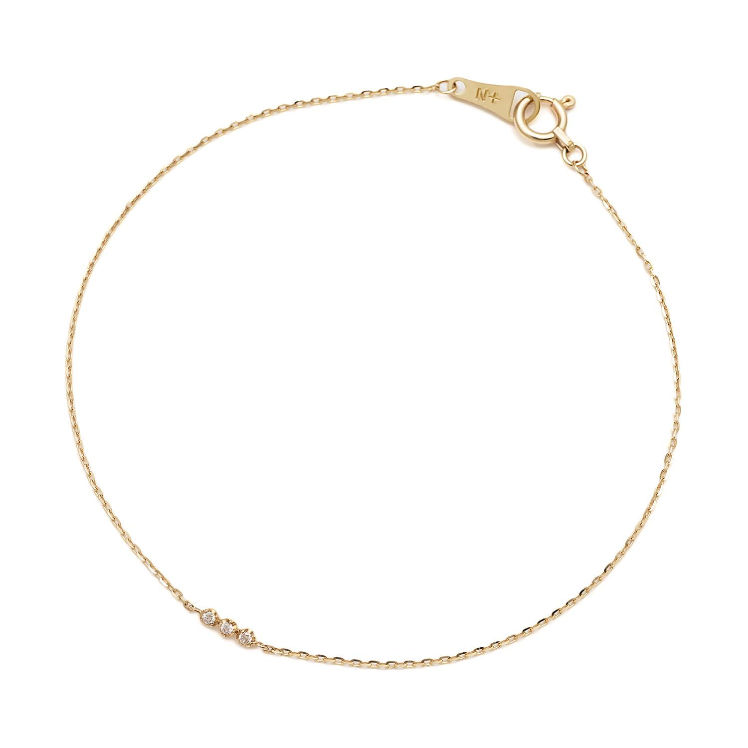 [ノジェス] K10ダイヤモンドブレスレット（0.01ct）・3024311400100999