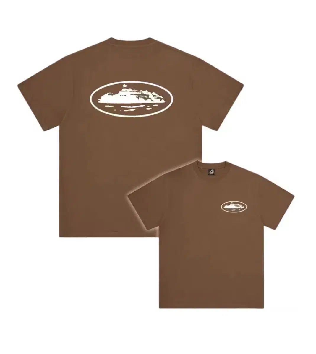 L) コルテイズ OG Island 半袖Tシャツ ブラウン 半袖T