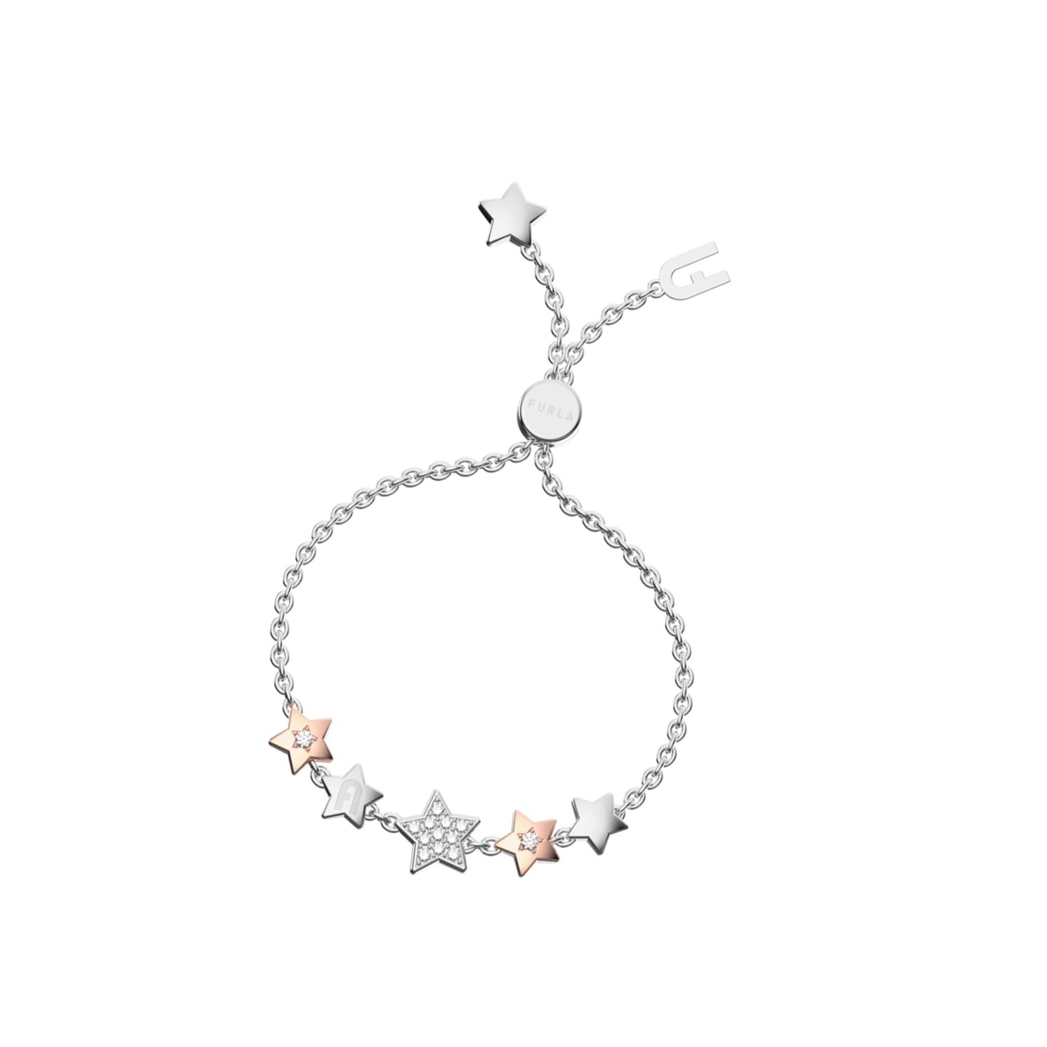 [FURLA ACCESSORY] レディース アクセサリー フルラアクセ FURLA STARS フルラ スターズ FJ6003BTU ブレスレット シルバー ステンレススチール [並行輸入品]