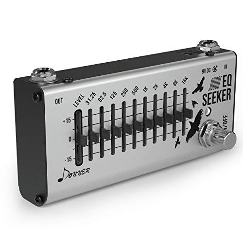 Donner イコライザー EQシーカー 10バンド EQ Equalizer エフェクター イコライザー ギターエフェクター ペダル (EQ Seeker)kk