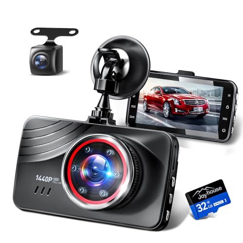 ドライブレコーダー 前後カメラ 【2026業界新登場&1440PフルHD】 ドラレコ IMX335センサー 赤外線暗視ライト 170度超広角 耐熱構造 小型ドラレコ 32GBカード付き 全国LED信号機対応&ノイズ対策 3インチ液晶画面 HDR/WDR画像kk