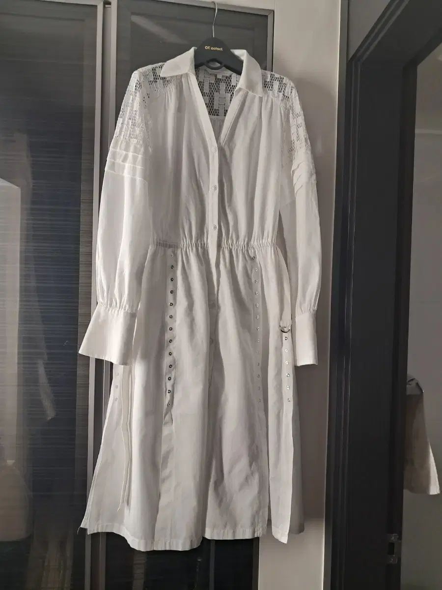 エゴイスト 白 ロング ワンピース DEWL ジーカット ボブ オッズセカンド