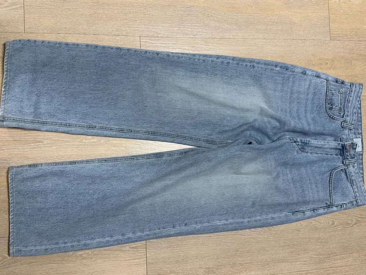 ユース ワイド デニム ライトブルー (総丈 106.5cm)