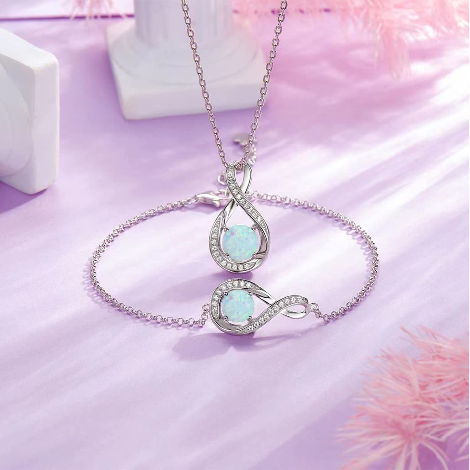 Gemlanto シルバー925 十月誕生石 オパール しずく ブレスレット レディース 18金メッキ ラッピング済み プレゼント ギフト 誕生日 Gemlanto シルバー925 十月誕生石 オパール しずく ブレスレット レディース 18金メッキ ラッピング済み プレゼント ギフト 誕生日