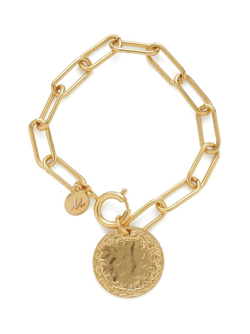 [ミラオーウェン] 【EVERYDAY PROOF JEWELRY 】コインスクエアチェーンブレス 09WGA262589 レディース GLD F