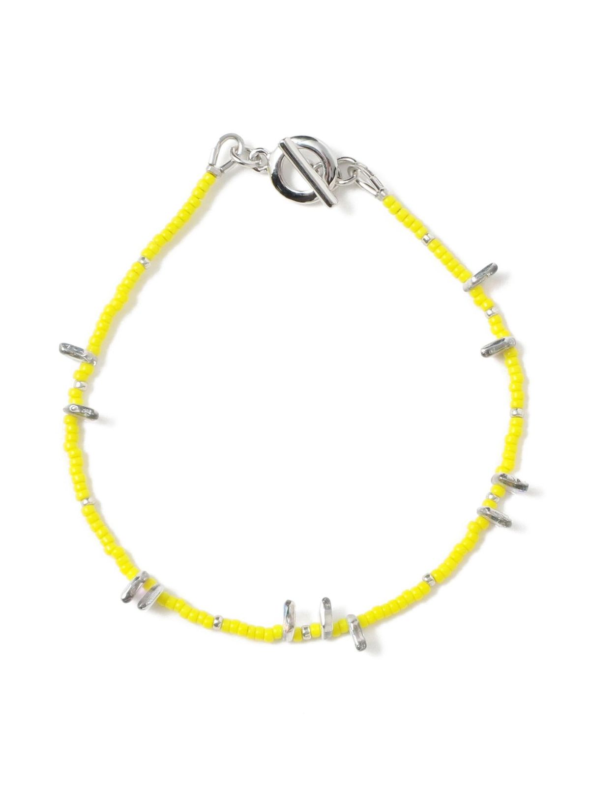 [レイビームス] アクセサリー カラービーズ マンテル ブレスレット レディース YELLOW ONE SIZE
