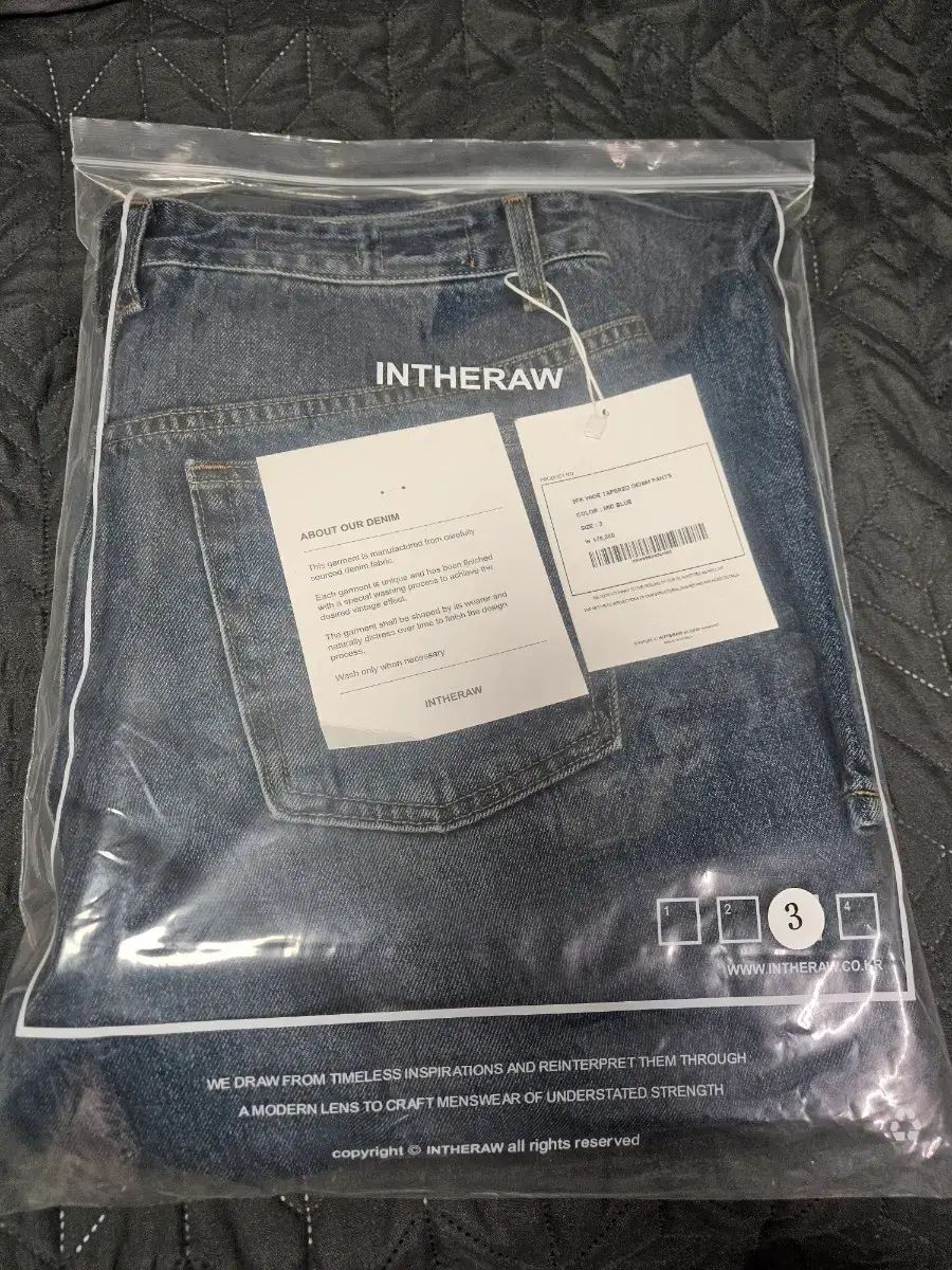 新品 INTHERAW(インザロウ) 5PK WIDE TAPERED DENIM PANTS