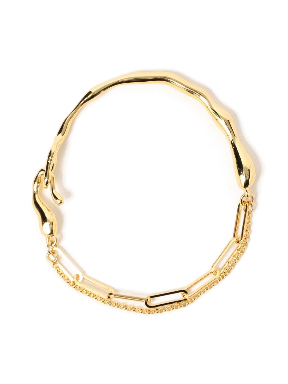 [レイビームス] アクセサリー チェーン ミックス ハーフ ブレスレット レディース GOLD FREE 7,742円