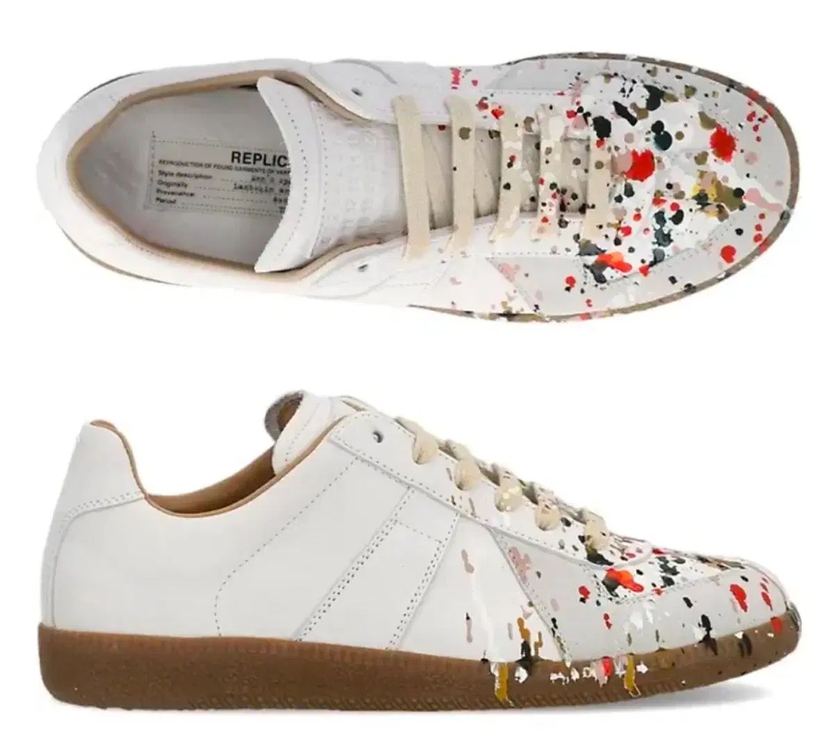 Maison Margiela メゾンマルジェラ ドイツ軍 ペインティング(レッドピンク)