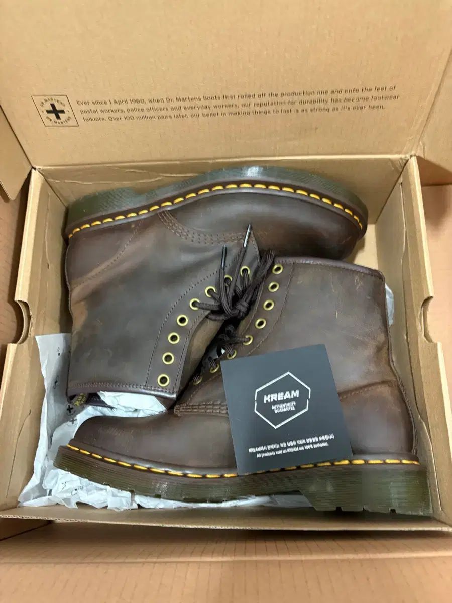 DR. MARTENS ドクターマーチン 1460 Hot Sauce Crazy Ver. ブラウン
