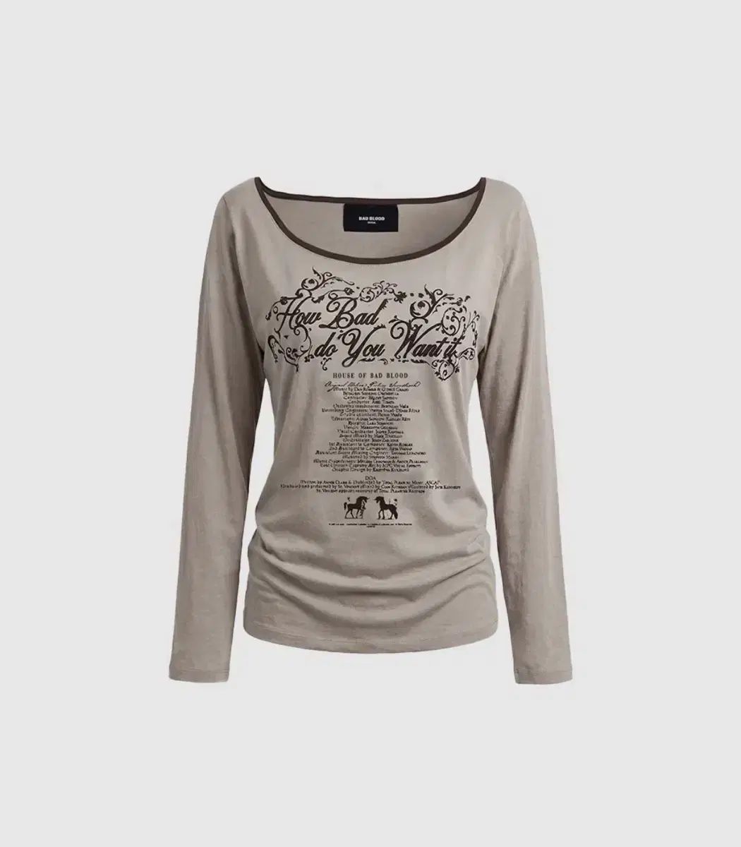 BADBLOOD バッドブラッド 長袖Tシャツ